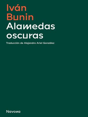 cover image of Alamedas oscuras